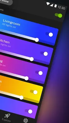 Philips Hue android App screenshot 1